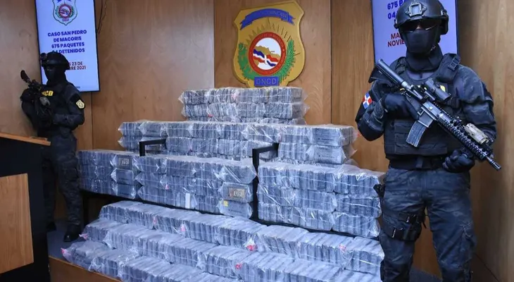 Cifras récords: Autoridades dominicanas superan las 25 toneladas de drogas incautadas en 2021