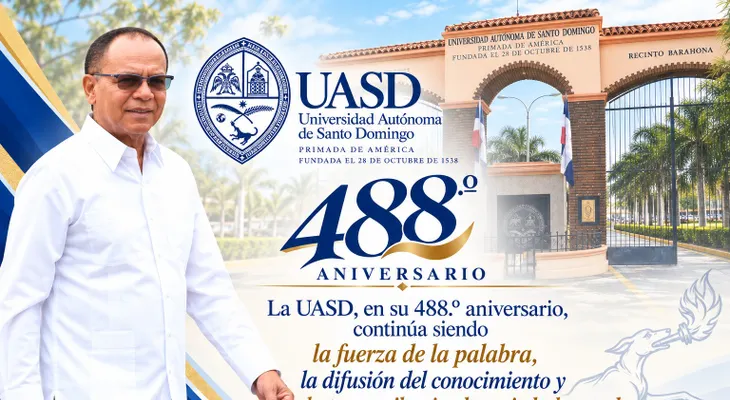 Ramón López: "La UASD, en su 488.° aniversario, sigue siendo la fuerza de la palabra y la tea que ilumina la sociedad"
