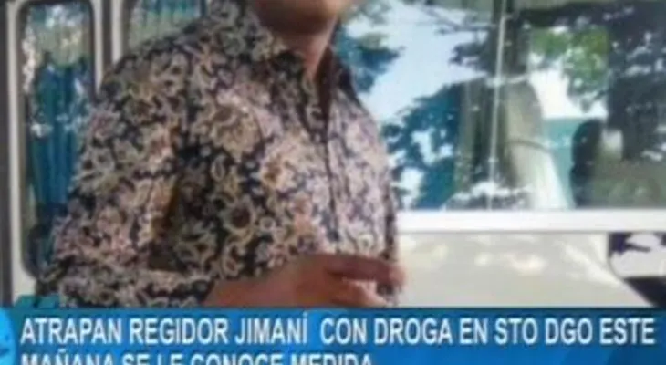 Pascual Aristy Rojas es regidor PRM detenido con más de 100 libras de marihuana