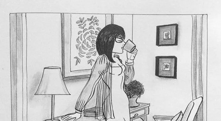 10 ilustraciones que muestran porqué vivir solo es lo mejor
