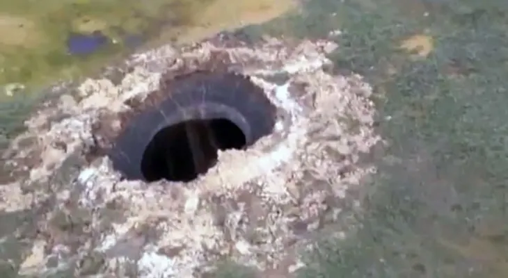 Video: Hallan en Siberia un cráter gigante, posible resultado del impacto de un meteorito  