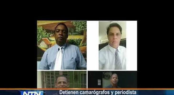 Detienen camarógrafos y periodista por cubrir un hecho en la Vega