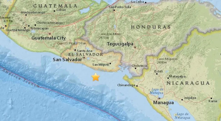 Sismo de moderada intensidad sacude el sur de El Salvador