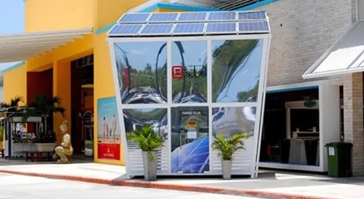 Nueva apuesta verde en el Este: Innovador módulo, alimentado sólo a energía solar