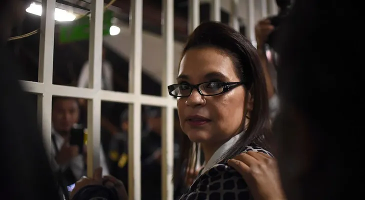 Exvicepresidenta de Guatemala Roxana Baldetti acepta ser extraditada a EE.UU.