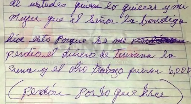 Un hombre se ahorca deprimido por una deuda y deja escalofriante carta