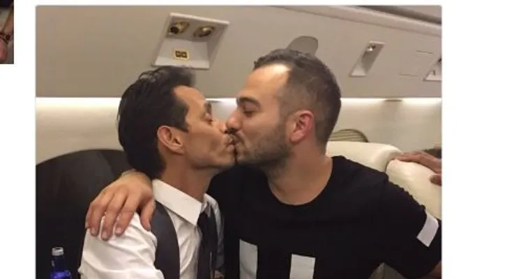 Marc Anthony ahora se besa con un hombre... ¡Y esto !           