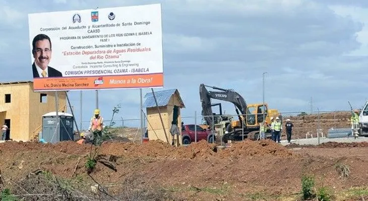 Construyen planta depuradora de ríos Ozama e Isabela