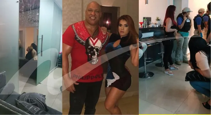 Autoridades allanan  Eros Barbería Spa en Malecón Center, por sospecha de prostitución