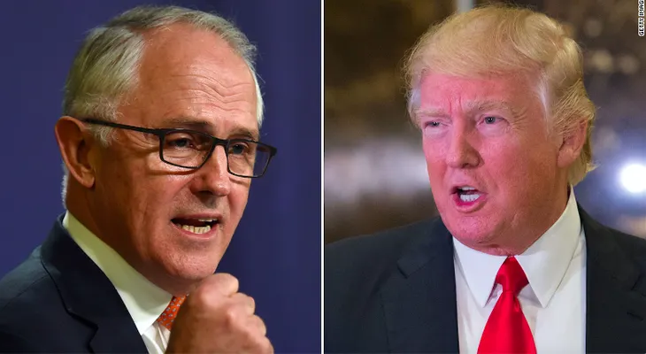 Trump y el primer ministro australiano tuvieron una discusión acalorada por teléfono