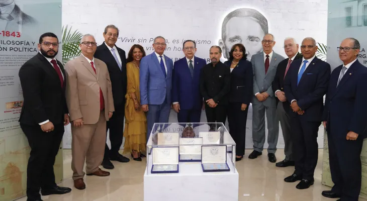 BCRD apertura la exposición "Homenaje a Juan Pablo Duarte en el sesquicentenario de su fallecimiento (1813-1876), con motivo del 182 aniversario de la Independencia Nacional"
