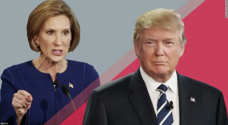 Debate republicano: Así puso en su lugar Carly Fiorina a Donald Trump
