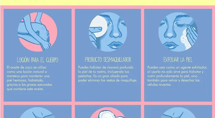 Conoce estas formas secretas de usar el aceite de coco para la piel de tu cara y el cuerpo