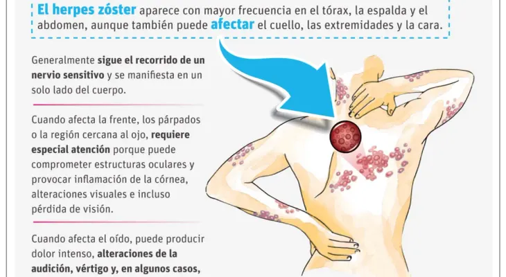Herpes zóster: el virus que puede reactivarse décadas después y cómo prevenirlo