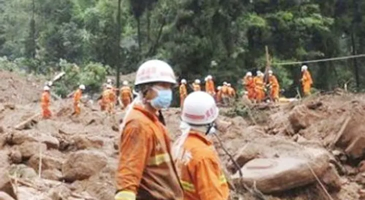 6 muertos y 25 desaparecidos por corrimientos de tierras en el sur de China