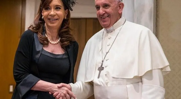 El Papa recibe a la presidenta de Argentina 
