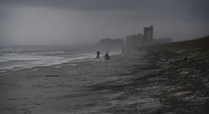 Así se ven las playas de Florida a esta hora