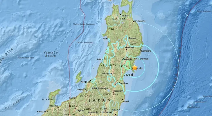 Sismo de 6,2 sacude la costa de Japón