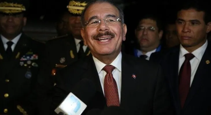 Danilo llegó al país en la madrugada