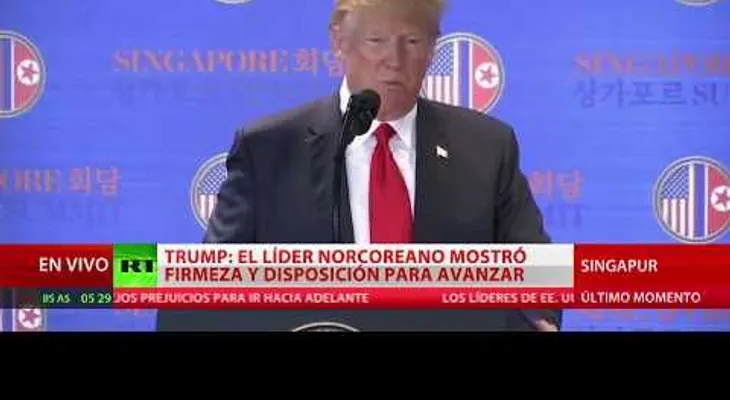 A pesar de su reunión con Kim Jong-un, Trump dice que las sanciones se mantendrán en vigor
