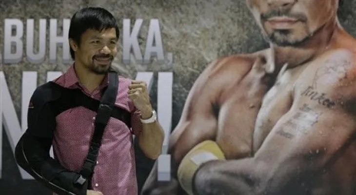 Pacquiao vuelve a Filipinas tras cirugía 