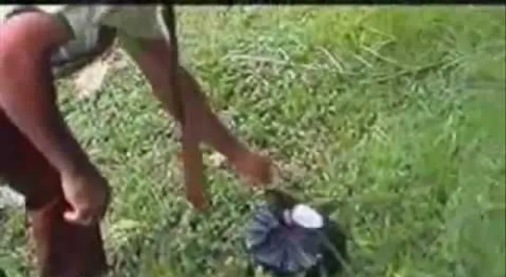 Increíble: Encuentran bebé flotando vivo en río (Video)