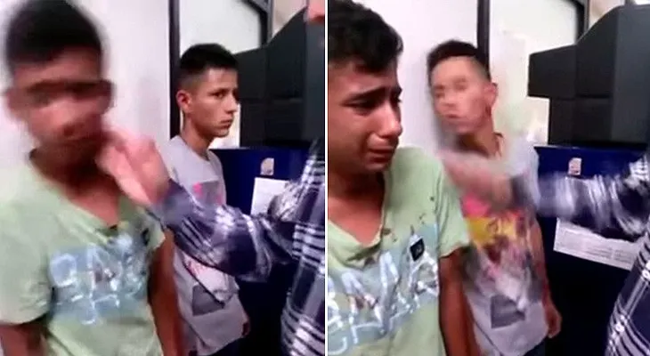Torturan y humillan a dos menores por el presunto robo de un teléfono (VIDEO)