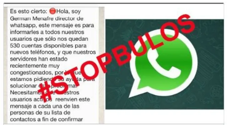 El mensaje de WhatsApp al que no debes creer bajo ningún concepto