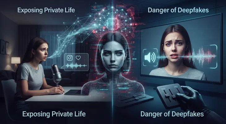 Clonación de voz y deepfakes con IA: El peligro de exponer la vida privada en internet