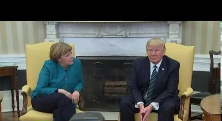 La Casa Blanca explica el incidente del apretón de manos entre Merkel y Trump
