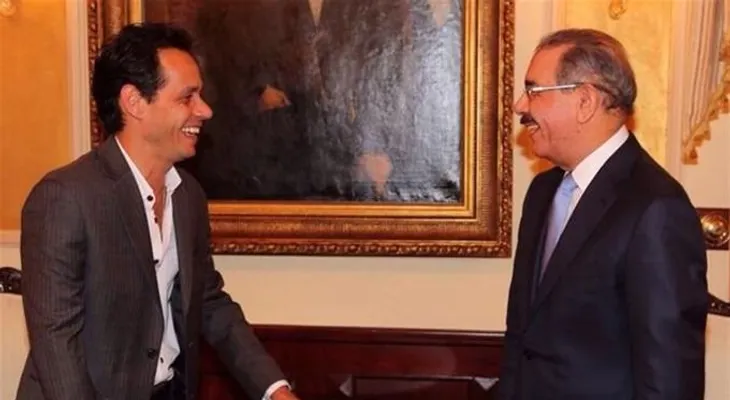 El presidente Medina ofrece ayuda a Marc Anthony  para orfanato en La Romana