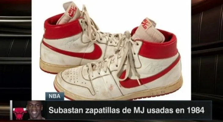 A subasta tenis Nike que usó Jordan en 1984