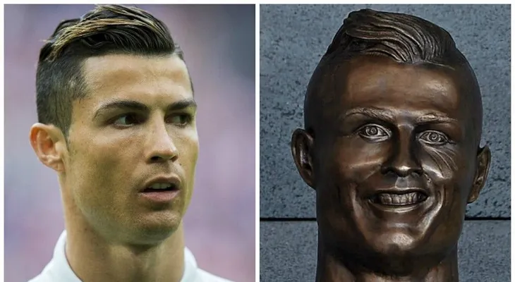 Cristiano Ronaldo ahora tiene un aeropuerto, pero la estatua en su honor se ha llevado toda la atención