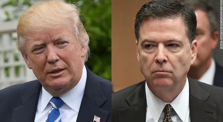 Trump tuitea por primera vez tras la audiencia de Comey