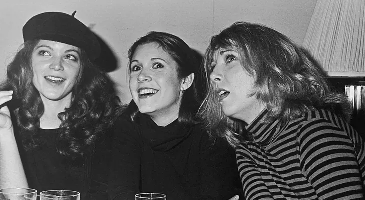 6 películas en las que quizá no sabías en las que actuó Carrie Fisher