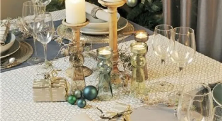 Tu mesa de Navidad,  ¡con la mejor decoración!