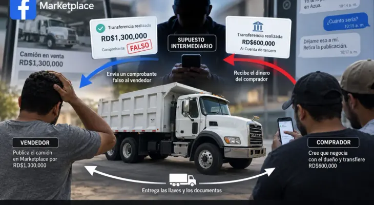 Estafa en Marketplace: intermediario fantasma enfrentó a vendedor y comprador y huyó con 600,000 pesos