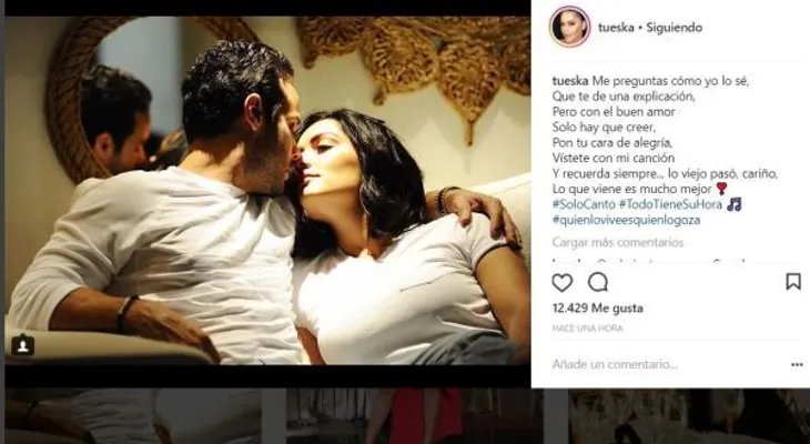 Tueska alardea con su nuevo novio