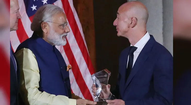 Amazon invierte miles de millones de dólares para el desarrollo de la India