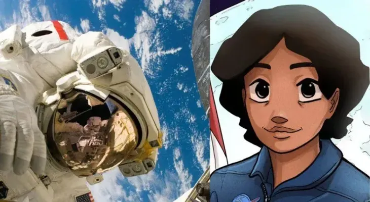 Cómic de la NASA con la primera hispana en pisar la Luna, ahora en español