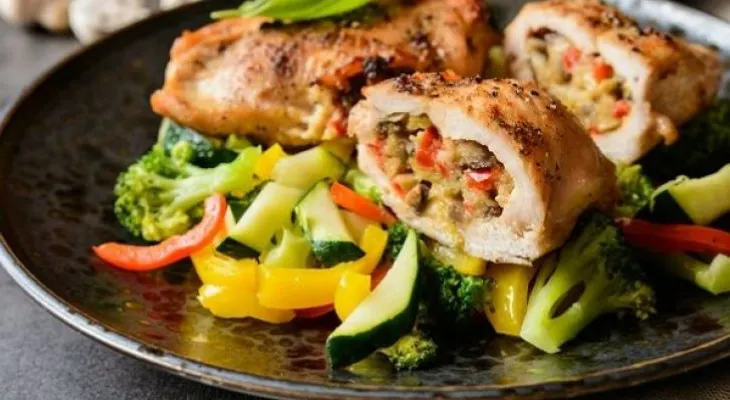 Rico rollitos de Pollo Primavera