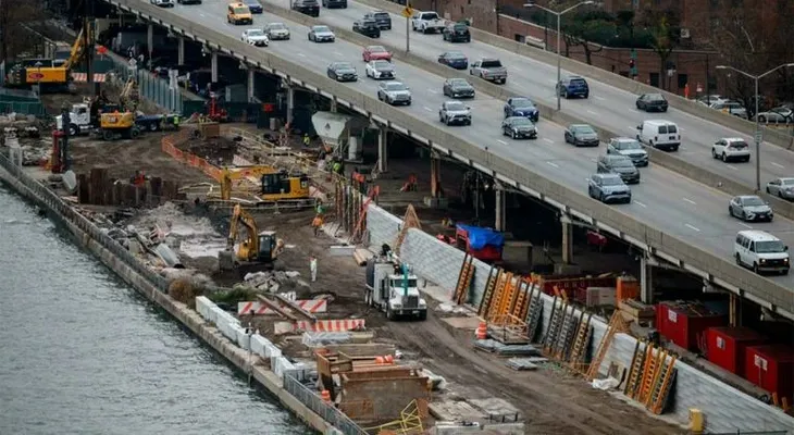Nueva York está construyendo un muro para protegerse de las inundaciones