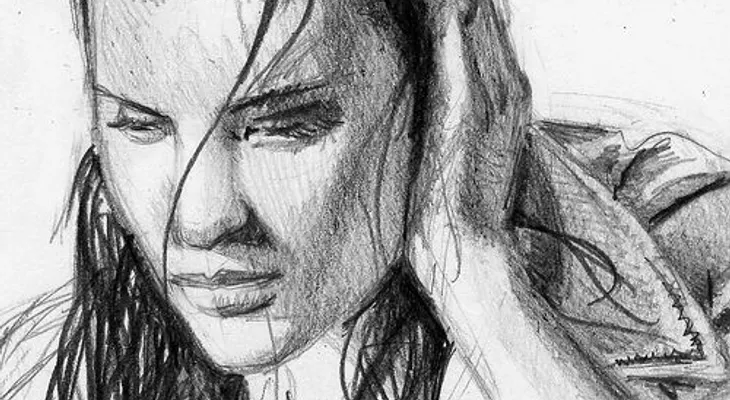 ¿Es una foto? No, es un dibujo a lápiz pintado por una adolescente 