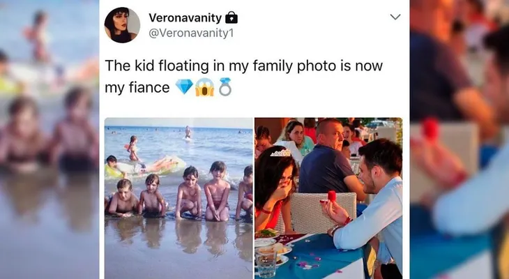 Los caminos del amor: la increíble casualidad que descubrió una pareja cuando revisaba fotos viejas