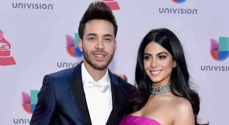 Prince Royce explica cómo surgió el amor con Emeraude Toubia