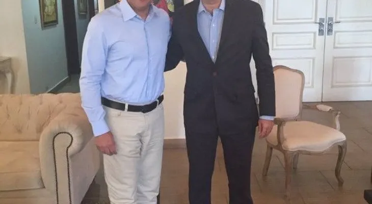 Abinader recibe a David Collado