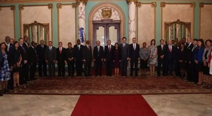 Ministros de Relaciones Exteriores de la CELAC visitan el Palacio Nacional
