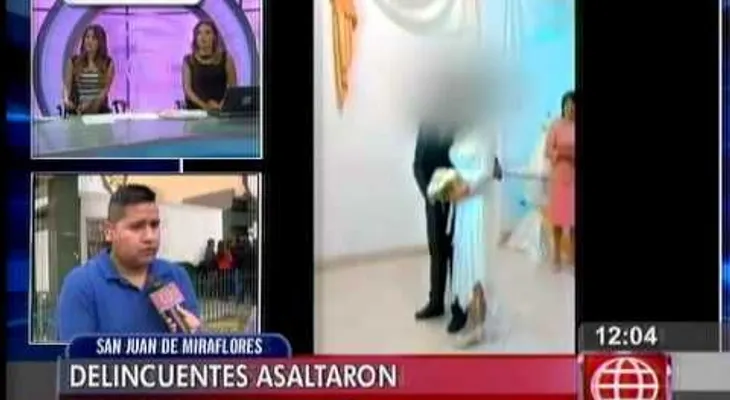 Delincuentes asaltaron en plena boda a los novios e invitados (VIDEO)