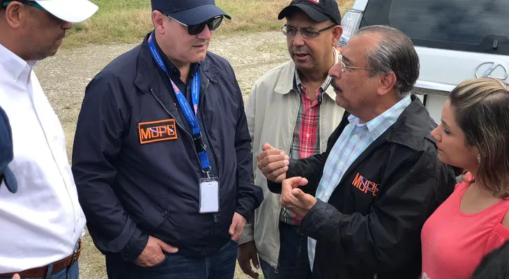 El ministro Gonzalo Castillo visita Puerto Plata, para contactar daños por lluvias