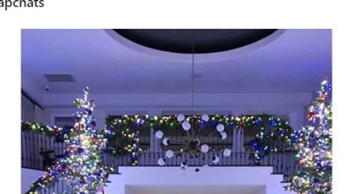La matriarca Kardashian y su excesiva decoración navideña